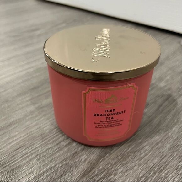 Bath & Body Works Other - BBW Bath and Body Works Iced Dragonfruit Tea 3 Wick Candle